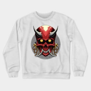 Oni Red Skull Crewneck Sweatshirt